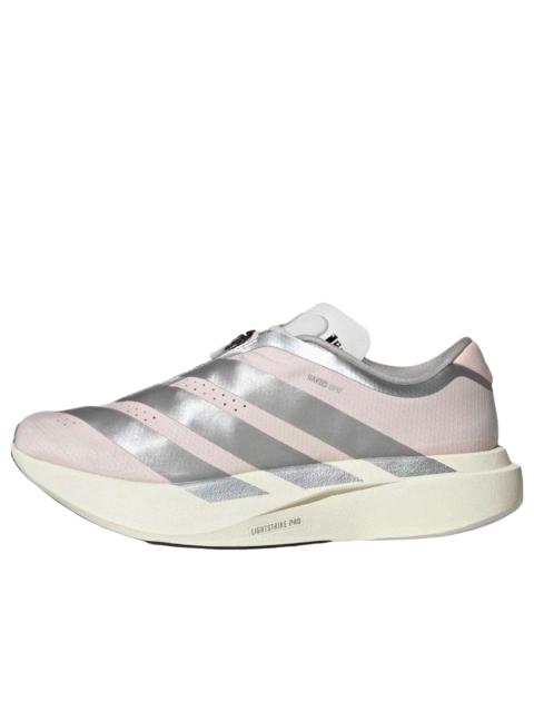 adidas (WMNS) adidas x Naked Copenhagen Adizero Evo SL Zip 'Blush Pink Silver Cream' LC1125