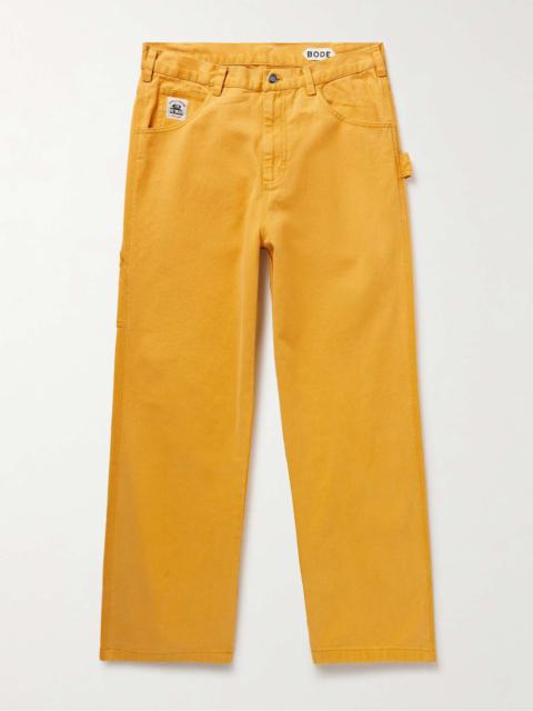 Knolly Brook Straight-Leg Cotton-Twill Trousers