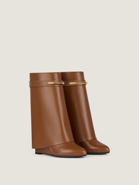Givenchy SHARK ANKLE BOOTS IN LEATHER