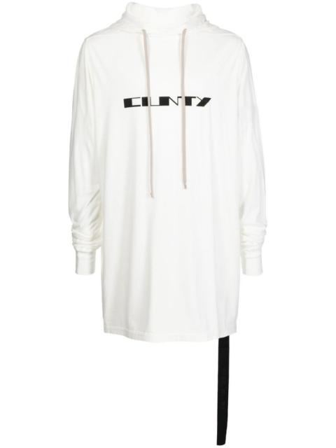 Rick Owens DRKSHDW graphic-print organic cotton hoodie