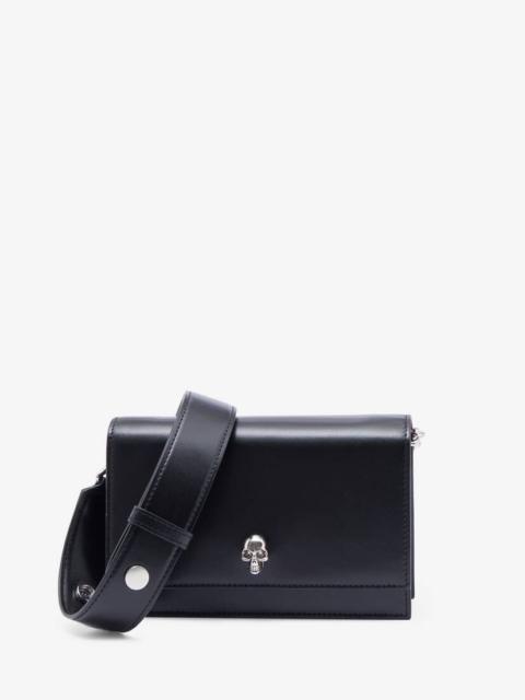 Alexander McQueen Women's Small Skull Bag in Black