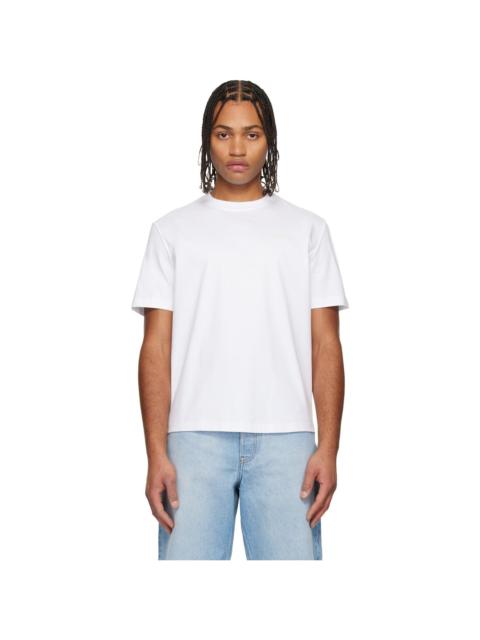 Lanvin White Bouclette Logo T-shirt