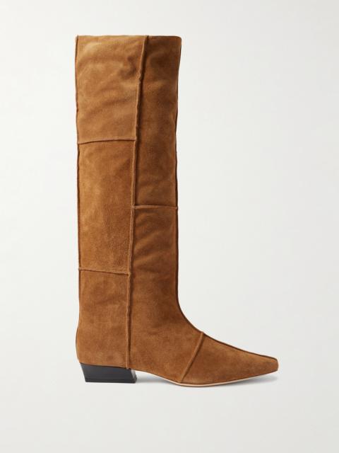 STAUD Wally Suede Knee Boots