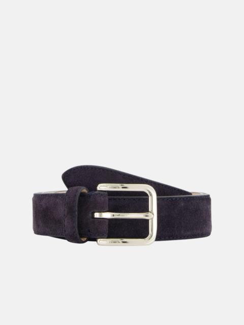 Vince Men's Alex 30mm Stitched Suede Belt