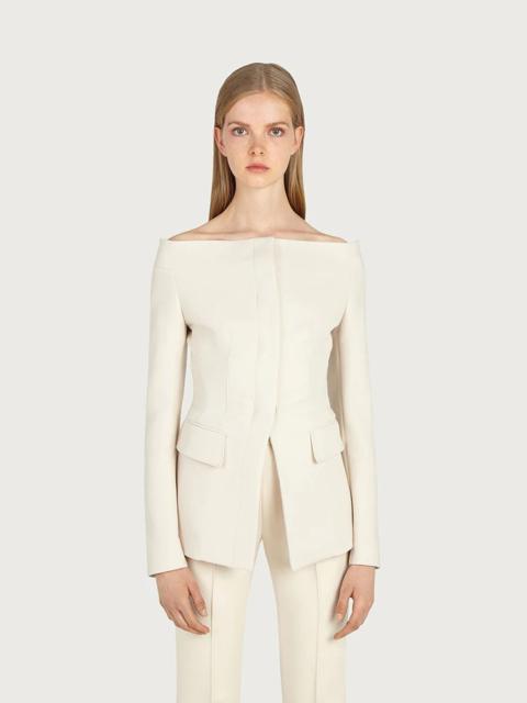 FERRAGAMO SHOULDERLESS BLAZER