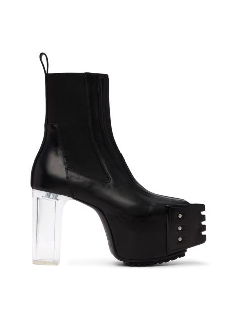 Rick Owens Black Tower Grilled Kiss 45 Boots