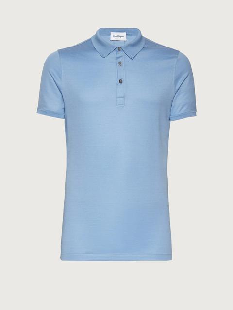 FERRAGAMO SHORT SLEEVED POLO SHIRT