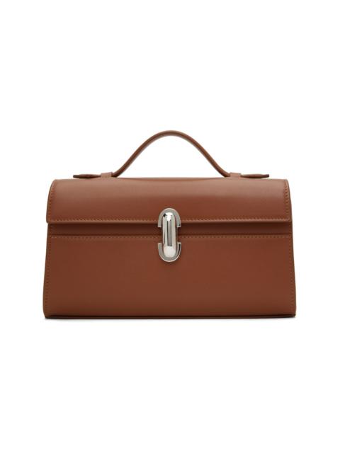 SAVETTE Tan Symmetry Pochette Bag