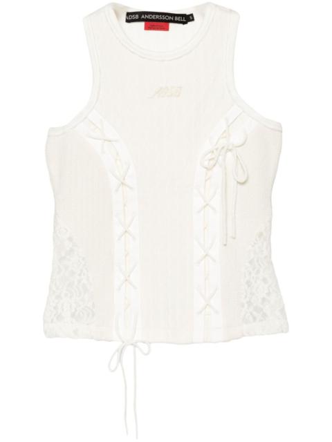 Andersson Bell braids cut-out top | REVERSIBLE