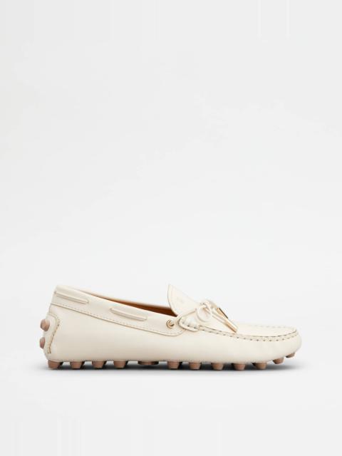 Tod's GOMMINO BUBBLE IN LEATHER - OFF WHITE
