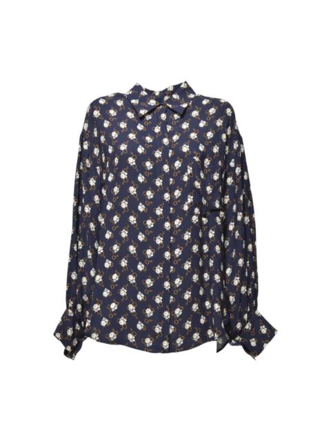 Aspesi floral-print button-up shirt