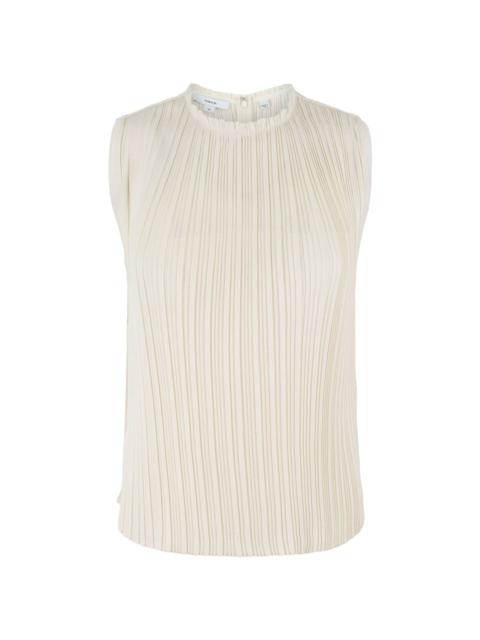 Pleated shell top