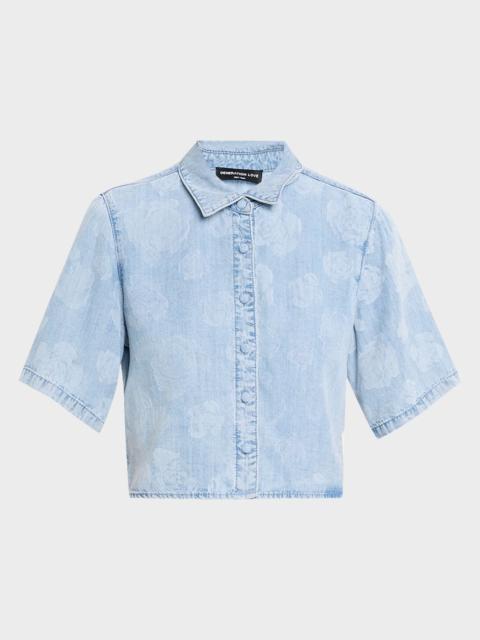 GENERATION LOVE Heidi Floral Denim Shirt