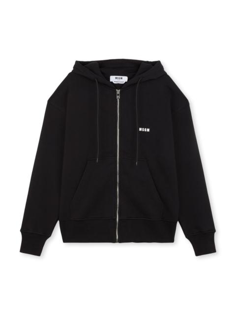 MSGM Cotton sweatshirt with screen print