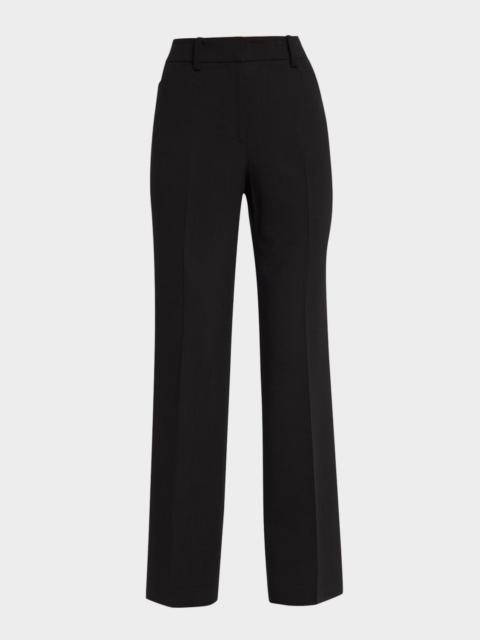 Lafayette 148 New York Reade Double-Face Stretch Wool Pants