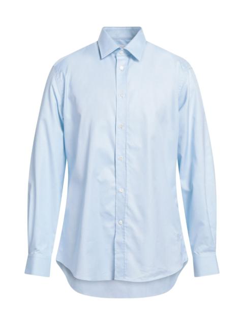Burberry Sky blue Men's Solid Color Shirt