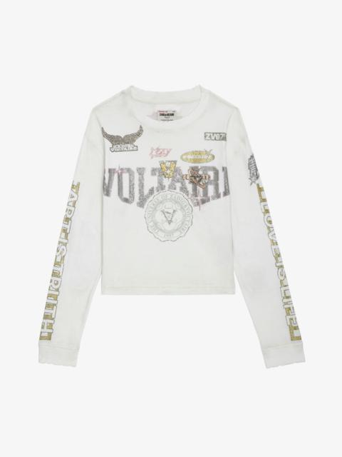 Zadig & Voltaire Iona Voltaire Diamanté T-shirt