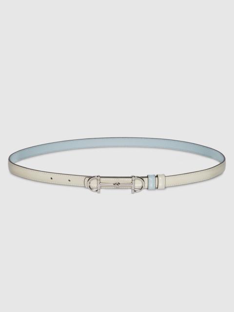 GUCCI Reversible thin belt with Horsebit