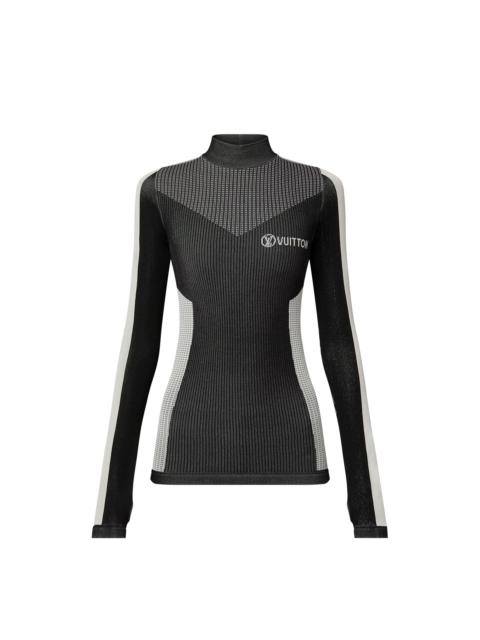 Louis Vuitton Technical Compression Jersey Sports Top