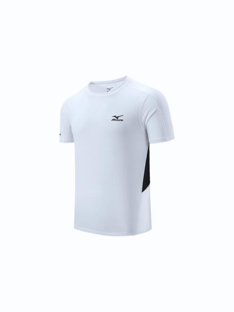 Mizuno Logo Sport T-Shirt 'White Black' A2CA4105