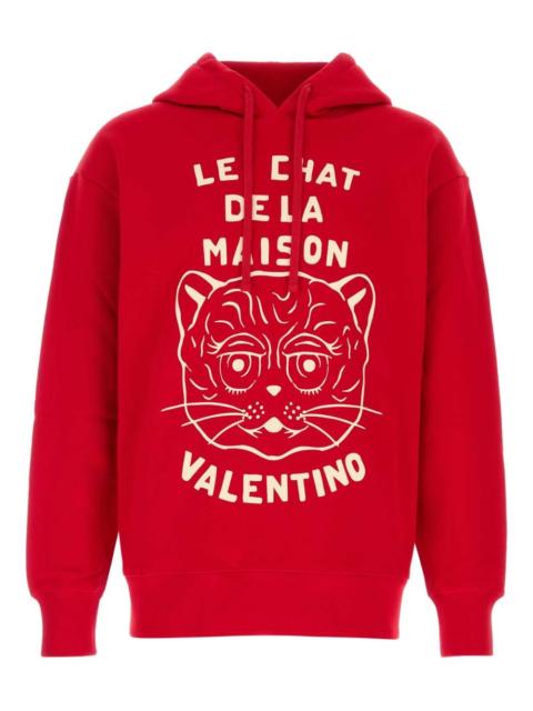 Valentino cat-motif hoodie