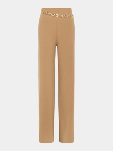rabanne TROUSERS IN WOOL AND CASHMERE
