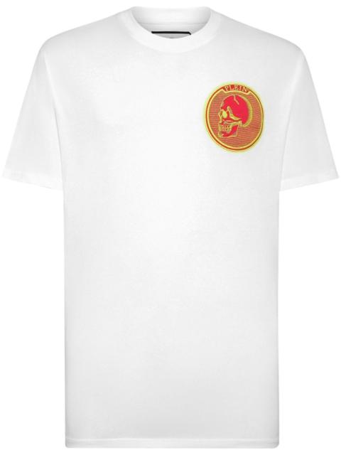 PHILIPP PLEIN 로고 잡아당기기 면 T 셔츠