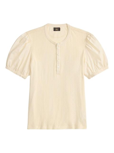 RRL by Ralph Lauren puff-sleeves top