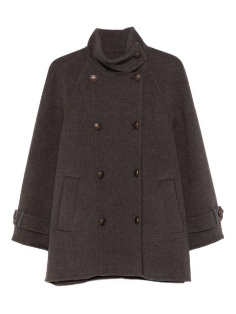 Brunello Cucinelli double-breasted buttoned coat