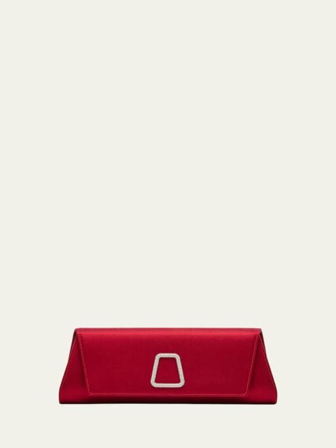 AKRIS Anouk Small Satin Clutch Bag