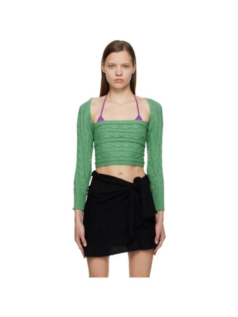 gimaguas SSENSE Exclusive Green Mariona Sweater