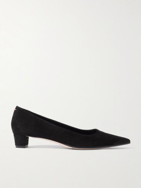 Aeyde Judi suede pumps Black