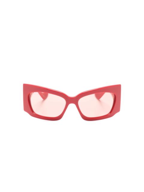 GUCCI Interlocking G rectangle-frame sunglasses