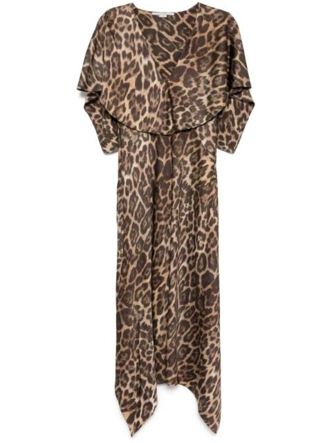Stella McCartney leopard print midi dress