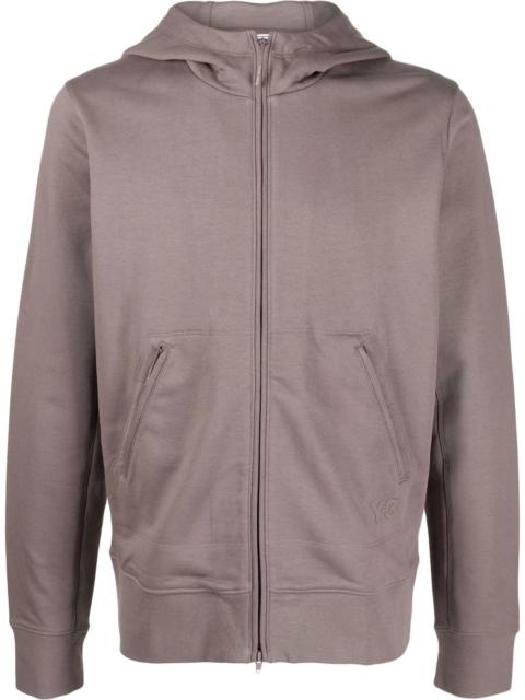 Y-3 zip-up cotton hoodie