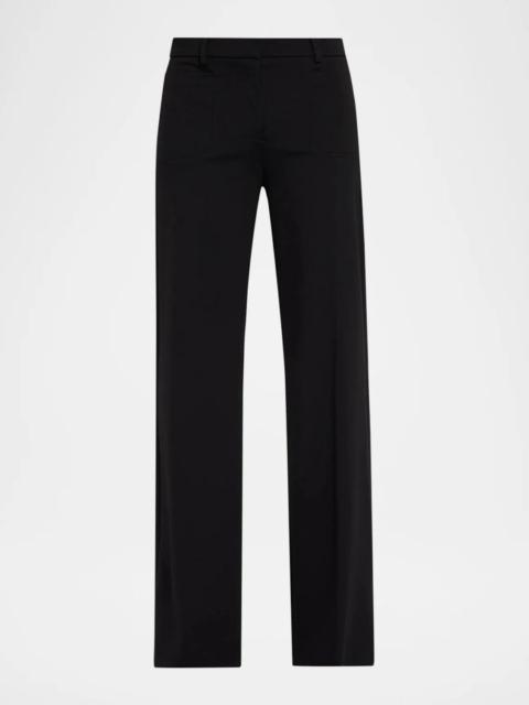 KOBI HALPERIN Reese Straight Double-Knit Ponte Pants