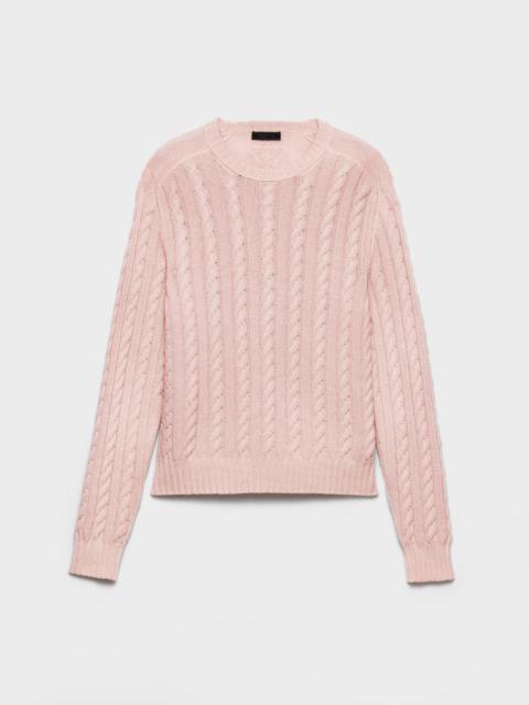 Prada Wool and cashmere crew-neck sweater