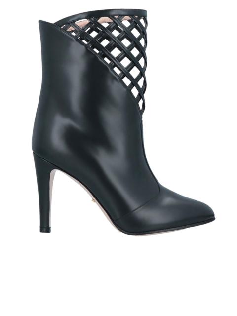 GUCCI Cutout Leather Ankle Boots
