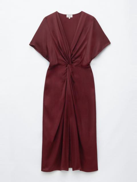 & Other Stories Twist-Waist Midi Dress