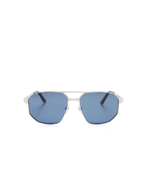 Santos de Cartier geometric-shape sunglasses