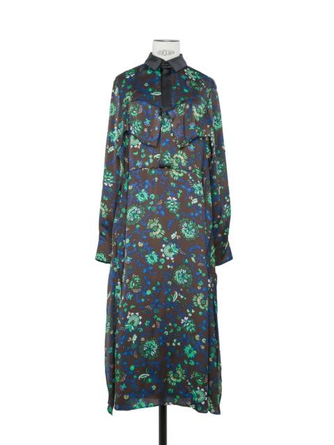 sacai Floral Print Dress