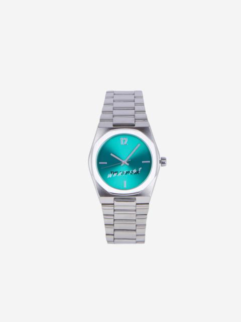 The Kooples WHAT IS SILVER WATCH WITH GREEN DIAL