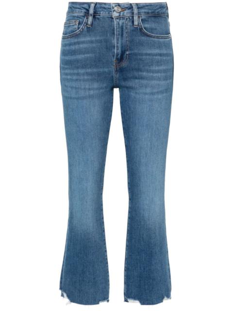 Le Crop Mini Boot raw-cut edge jeans