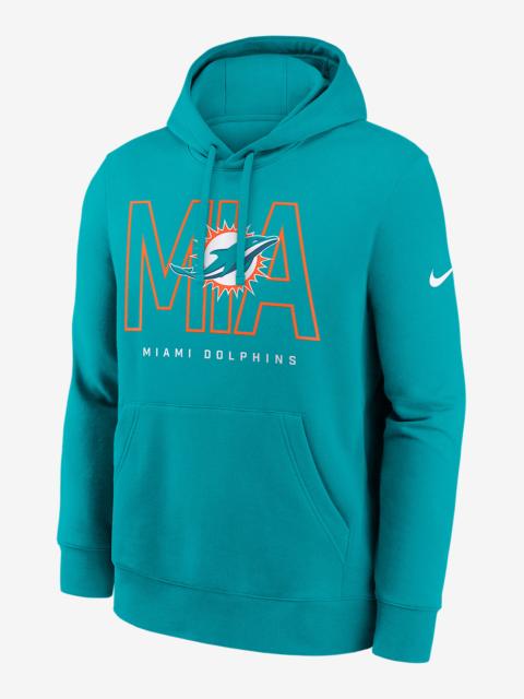 Nike Miami Dolphins Busted Play Club Men's Nike NFL Pullover Hoodie