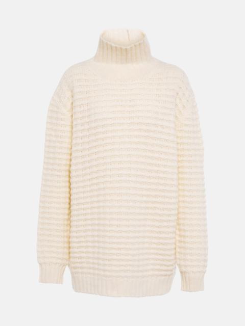 Volterra cashmere and silk turtleneck sweater