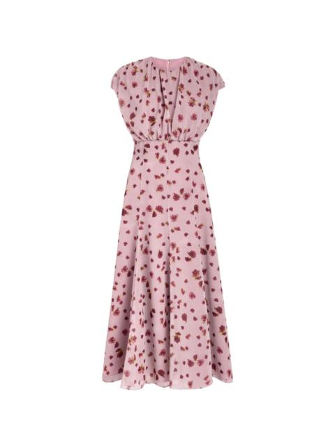markarian floral-print midi dress
