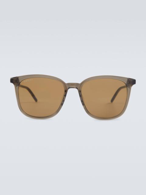 GUCCI Square-frame acetate sunglasses