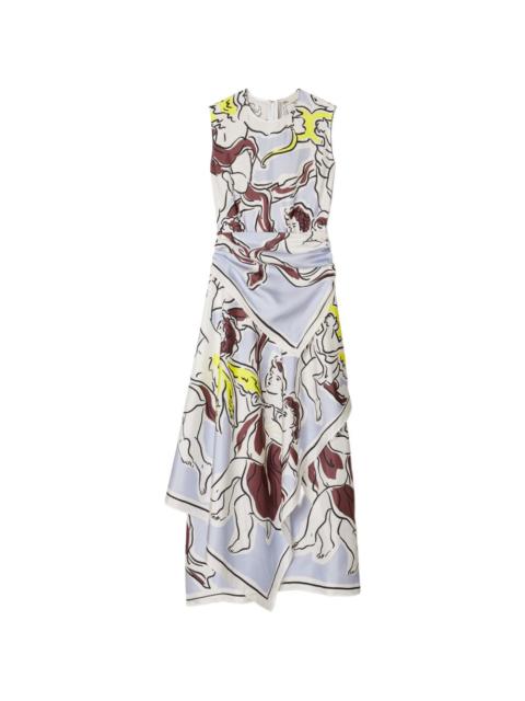 TORY BURCH printed silk dress