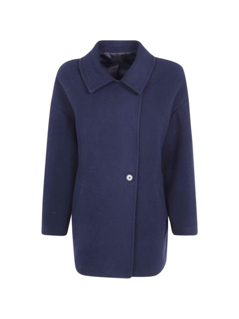 Paul Smith button-fastening dropped-shoulder coat