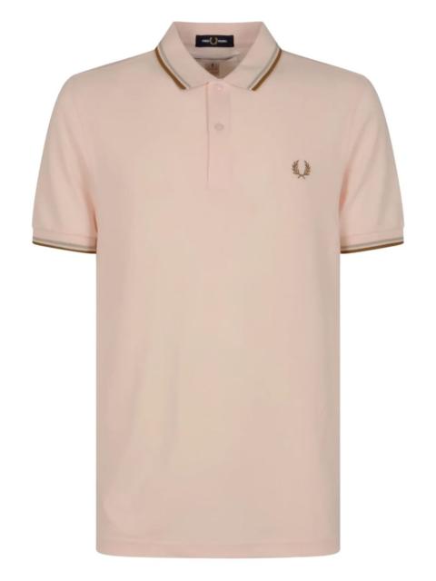 Comme des Garçons SHIRT x Fred Perry slogan-print polo shirt
